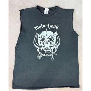 Vintage Motörhead 1990s T Shirt Sleeves Cut Size Large Alt Goth Alternative